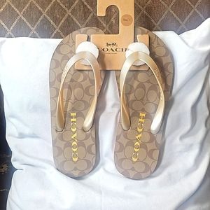 COACH SLIPPERS